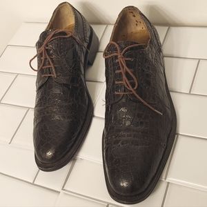 🟫(Vero Cuoio) Genuine Alligator Dress Shoes 👞